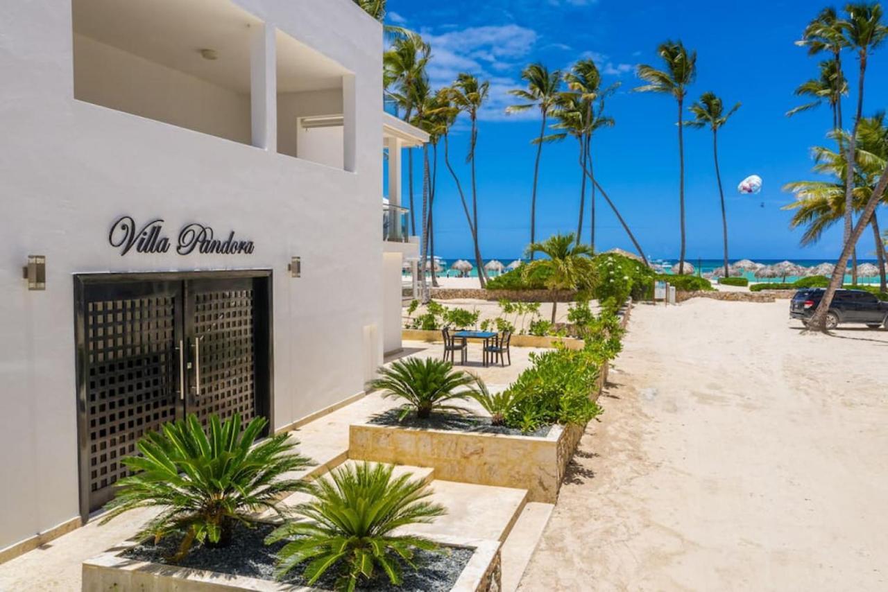 Villa Pandora Beach Front Villa With Chef Game Room Pool بونتا كانا المظهر الخارجي الصورة