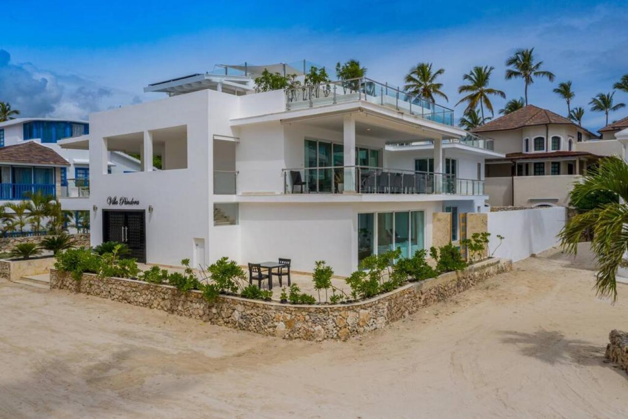 Villa Pandora Beach Front Villa With Chef Game Room Pool بونتا كانا المظهر الخارجي الصورة
