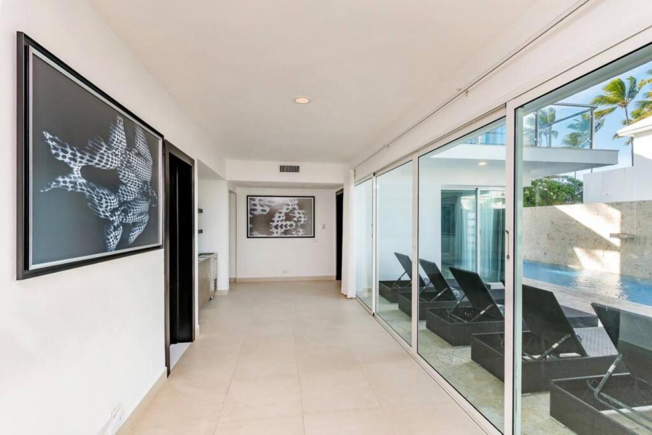 Villa Pandora Beach Front Villa With Chef Game Room Pool بونتا كانا المظهر الخارجي الصورة