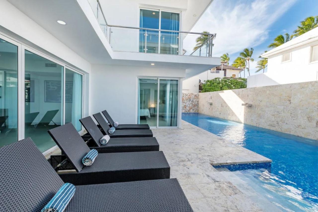 Villa Pandora Beach Front Villa With Chef Game Room Pool بونتا كانا المظهر الخارجي الصورة